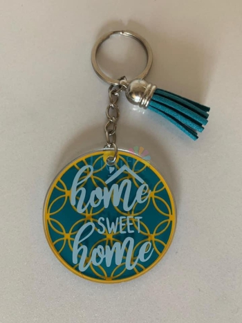 Home sweet home sleutelhanger
