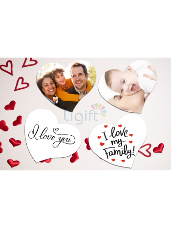 Hart magneet met foto