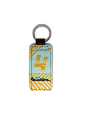 Lando Norris 4 leren sleutelhanger LIMITED Formule 1