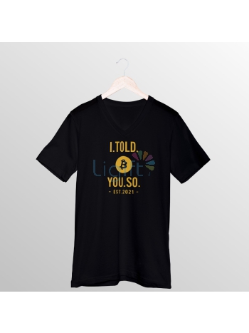 I told you so Crypto T-shirt Man
