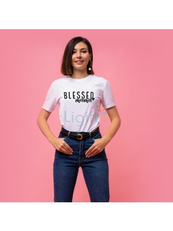 Blessed Mama  T-shirt Vrouw
