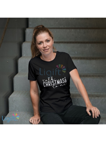 Talk christmas to me T-shirt Vrouw