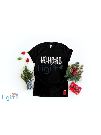 Ho Ho Ho Christmast T-shirt Vrouw
